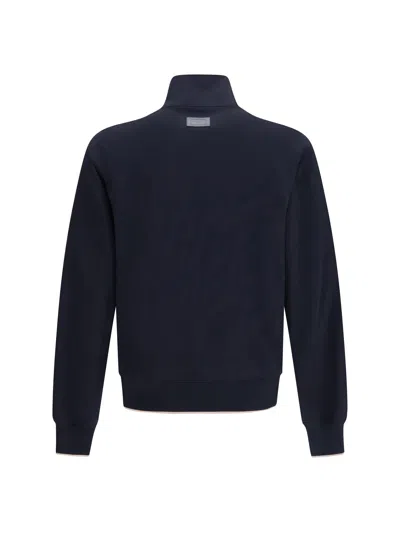 Dolce & Gabbana Zip Jacket With Side Bands Jacket In Navy