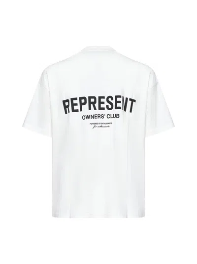 Represent Logo-printed Cotton T-shirt In White