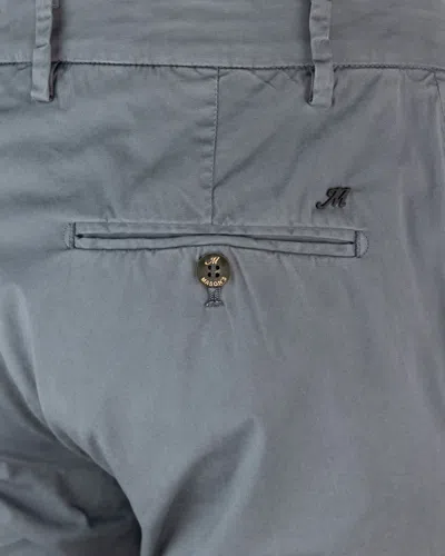 Mason's Stretch Cotton Chinos In Blue