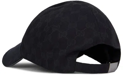 Gucci Versatile Adjustable Cap With Curved Brim In Black
