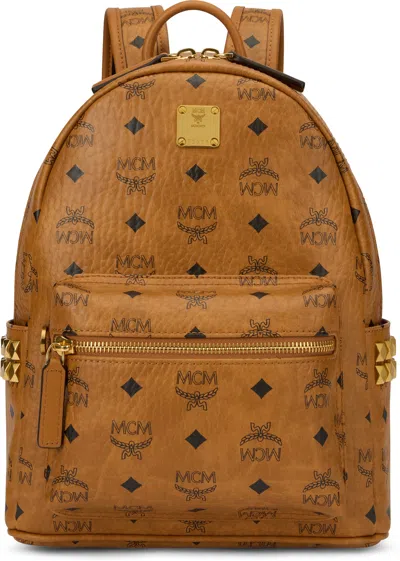 Mcm Stark Backpack In Brown