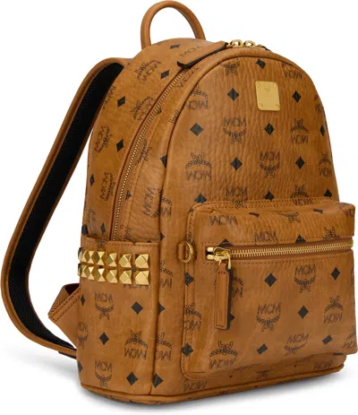 Mcm Stark Backpack In Brown