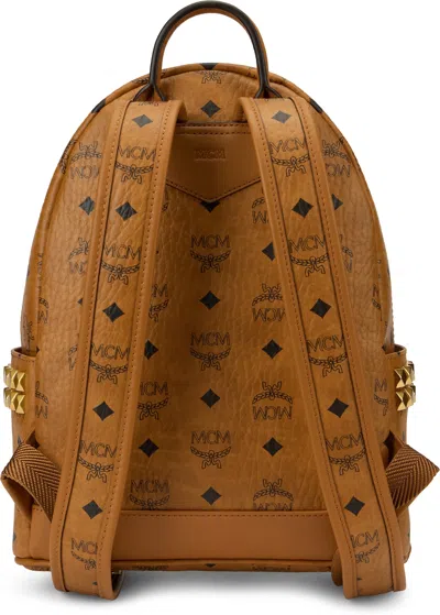 Mcm Stark Backpack In Brown