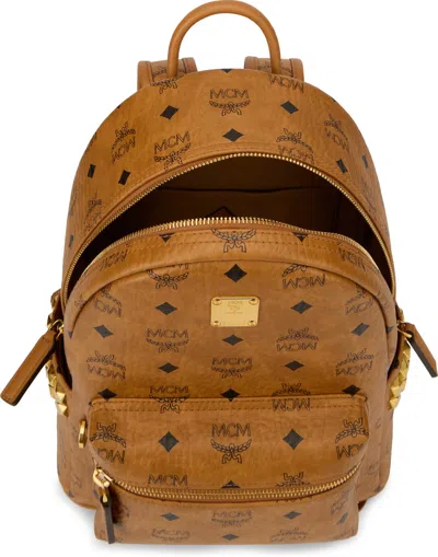 Mcm Stark Backpack In Brown