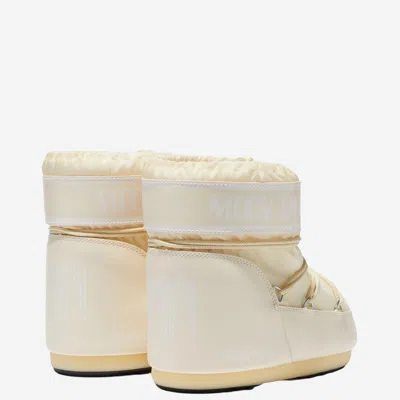 Moon Boot Icon Low Lace-up Boots In Neutral