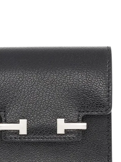 Tom Ford Aube E-w Card Case In Black
