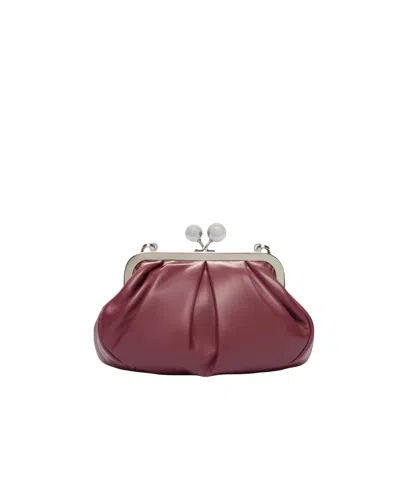 Weekend Max Mara Prati Shoulder Bag In Red