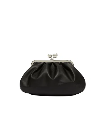 Weekend Max Mara Pasticcino Shoulder Bag In Black