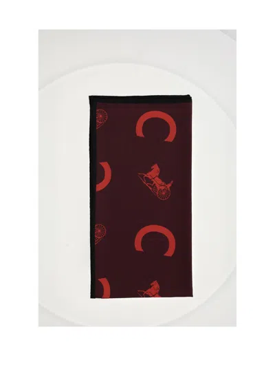 Celine Silk Square Scarf In Multi