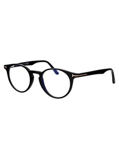 Tom Ford Nero Lucido Acetate Optical Glasses In Black