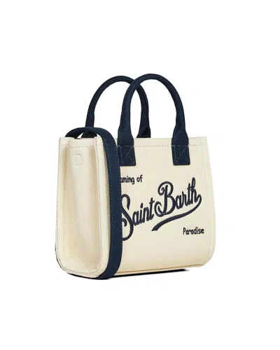 Mc2 Saint Barth Vanity Midi Shoulder Bag In White