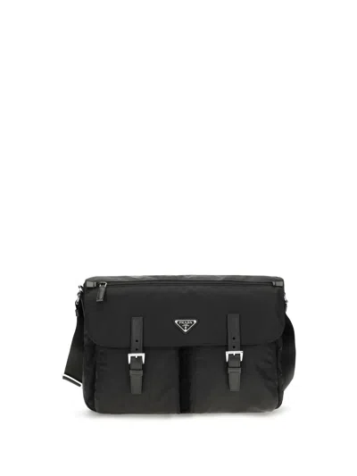 Prada Shoulder Bag In Black