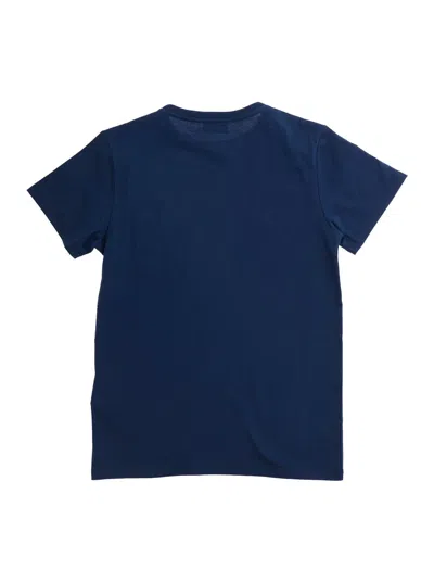 Gucci Kids Patch Pocket T-shirt In Blue