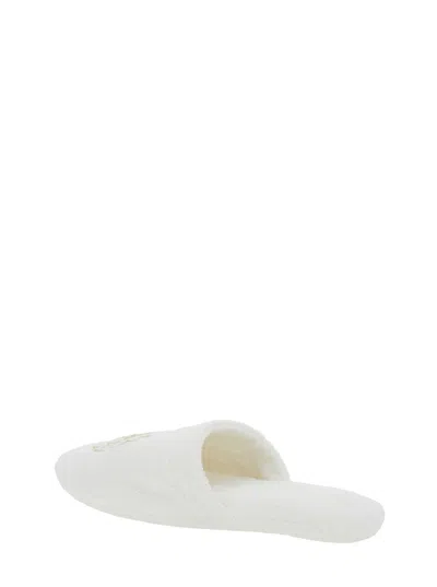 Versace Home Tech Fabric Slipper In White