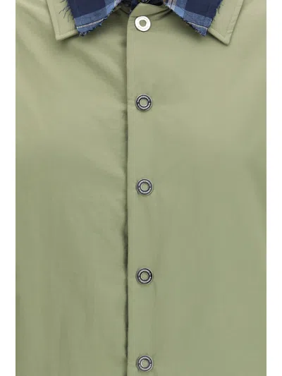 Marbell Bicolor Polyamide Jackets And Coat In Green