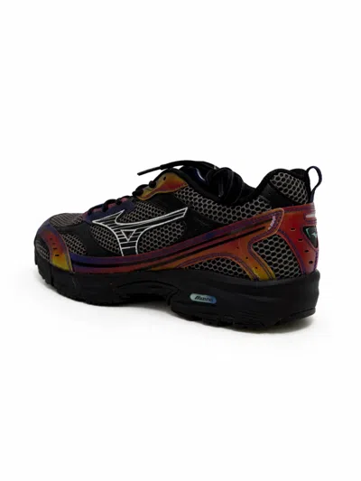 Mizuno Mesh And Iridescent Sneaker In Black