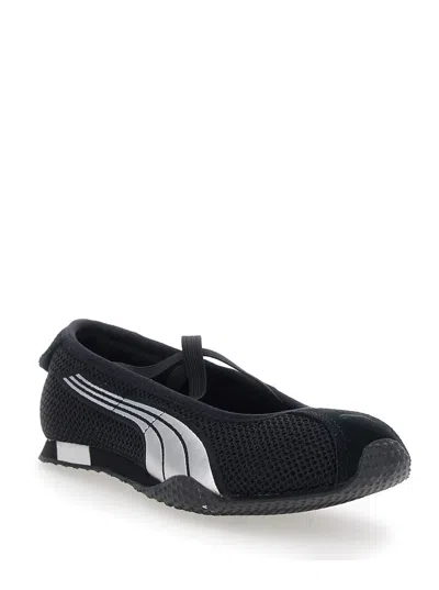 Puma Mesh Ballet Flat Ballet Flat In Black