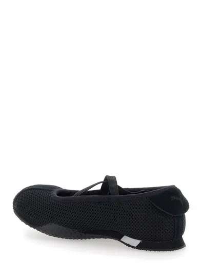 Puma Mesh Ballet Flat Ballet Flat In Black
