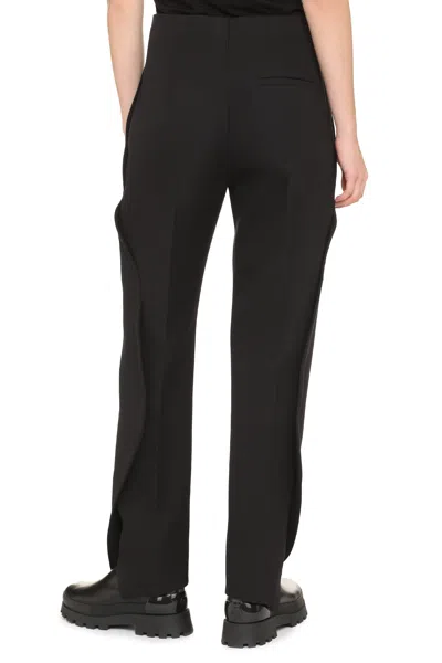 Bottega Veneta Pleated Front Tailored Trousers In Black