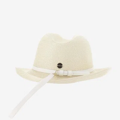 Filippo Catarzi Cat40 Paper Blend Sun Hat In Beige
