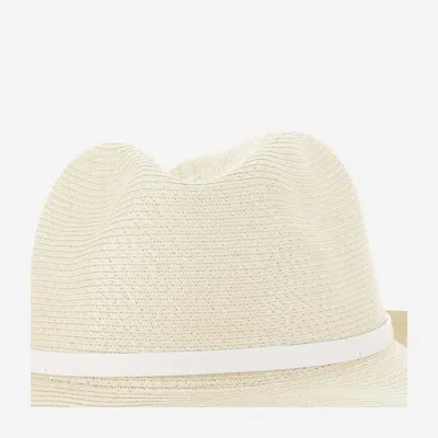Filippo Catarzi Cat40 Paper Blend Sun Hat In Beige