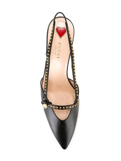 Shop Gucci Studded Pumps