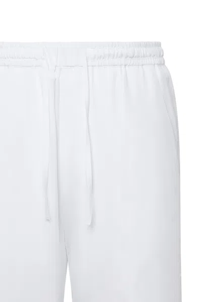 Low Brand Drawstring Elasticated-waist Shorts In White