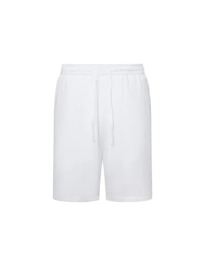 Low Brand Drawstring Elasticated-waist Shorts In White