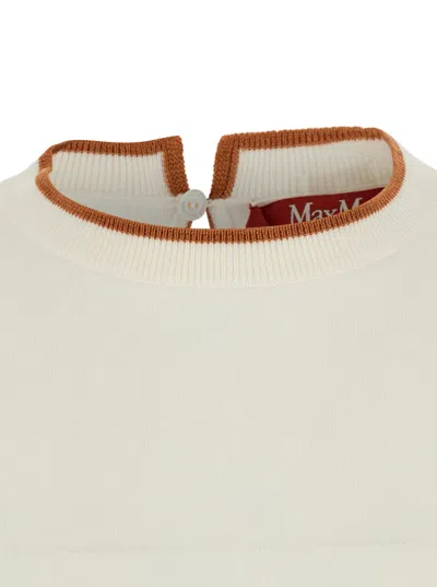 Max Mara Sweater In White