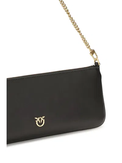 Pinko Horizontal Flat Clutch In Black