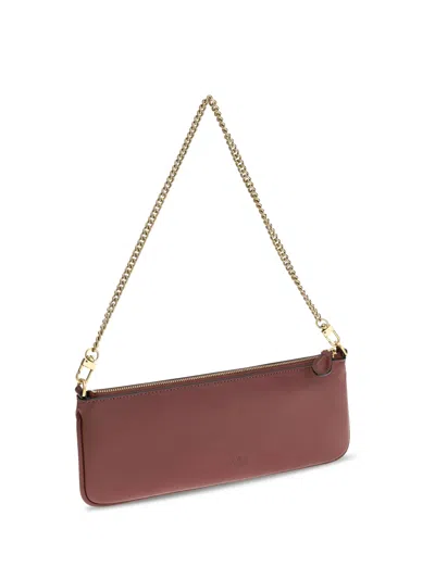 Pinko Horizontal Flat Clutch In Red