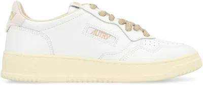 Autry Medalist Leather Low-top Sneakers In White