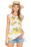 CHASER PINEAPPLES FLOUNCE TANK,CW5786CP CHA2032