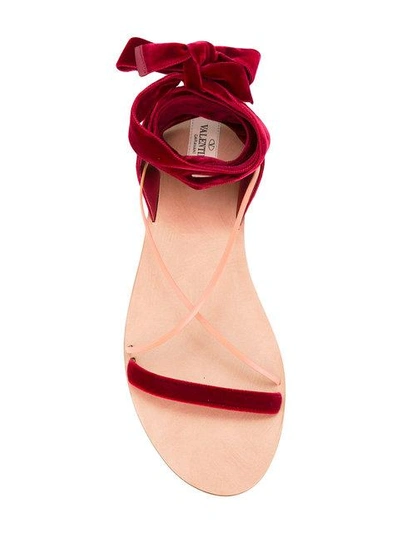 Shop Valentino Garavani Ankle-tie Sandals