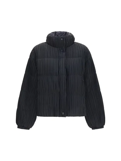 Gongdid Design Reversible Goose Down Down Jacket In Black