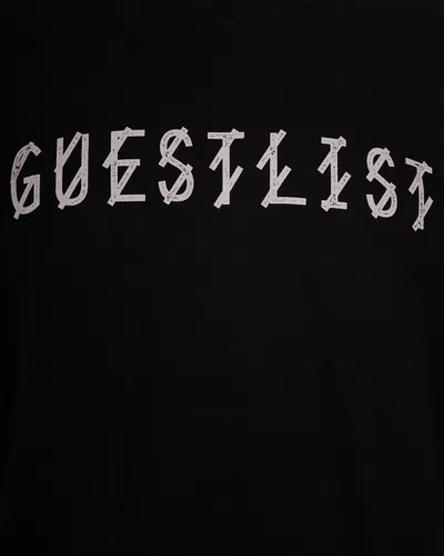 44 Label Group Oversized T-shirt With Unique Stampaint Design In Black