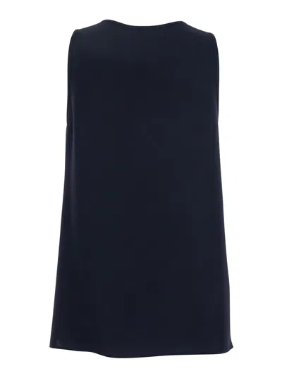 P.a.r.o.s.h . Lightweight Tech Polyester Tank Top In Blue