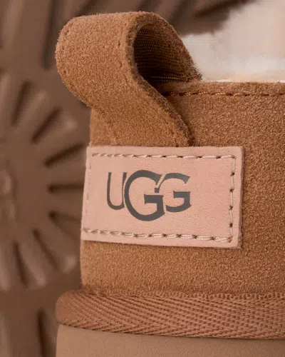 Ugg Suede Shearling-lined Slipper In Brown