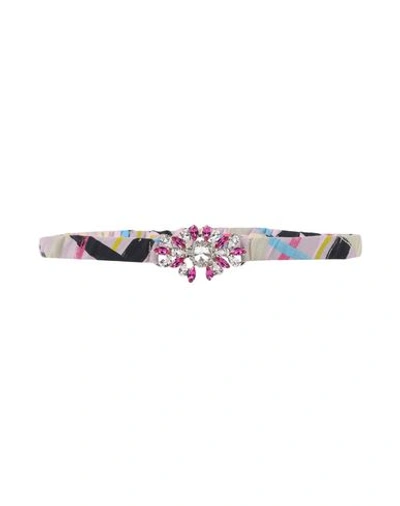 Pinko Thin Belt In Pink