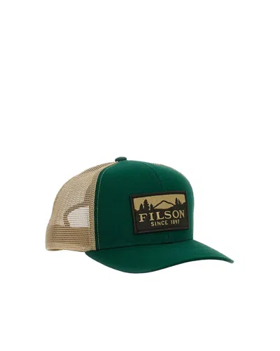 Filson Logo-patch Mesh-panel Cap In Multi