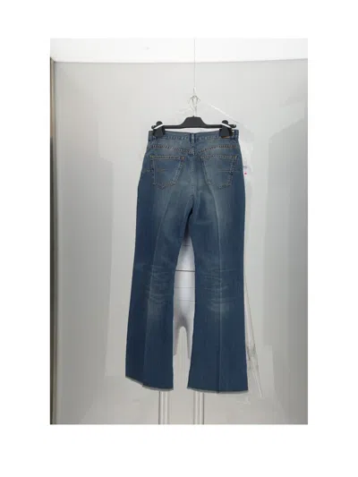 Dior Classic Blue Denim Jeans In Blue