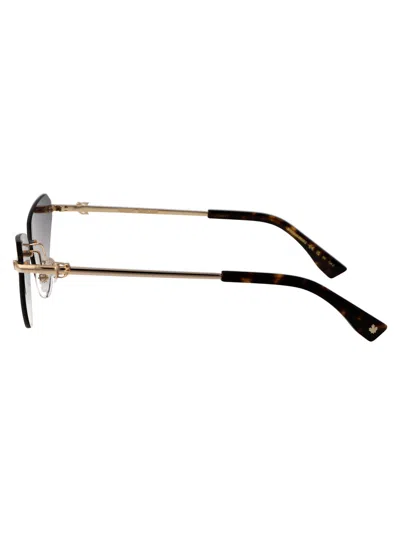 Dsquared2 Gradient Lens Metal Sunglasses In Multi