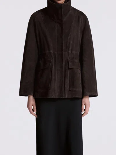 Nour Hammour Jacket In Brown
