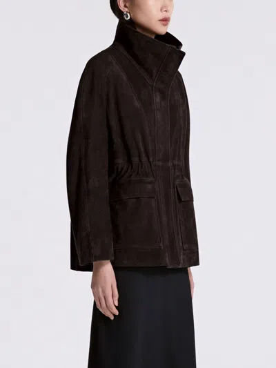 Nour Hammour Jacket In Brown