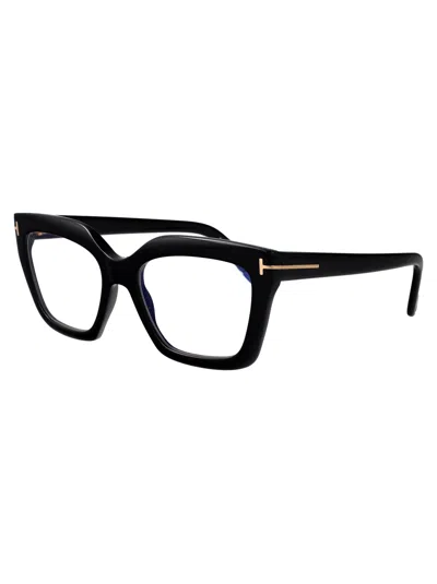 Tom Ford Ft6093-b Eyeglasses In Black