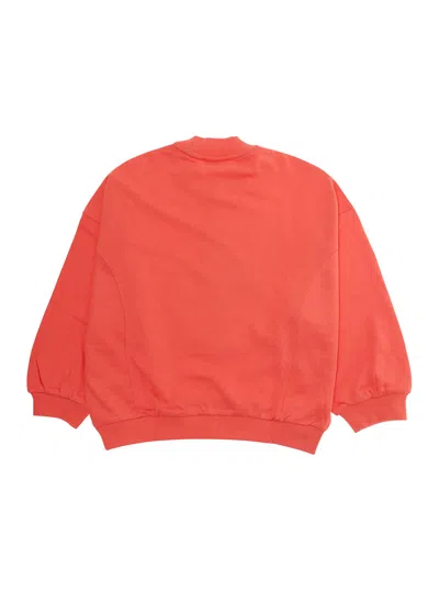 Kenzo Fleece Tiger In Orange