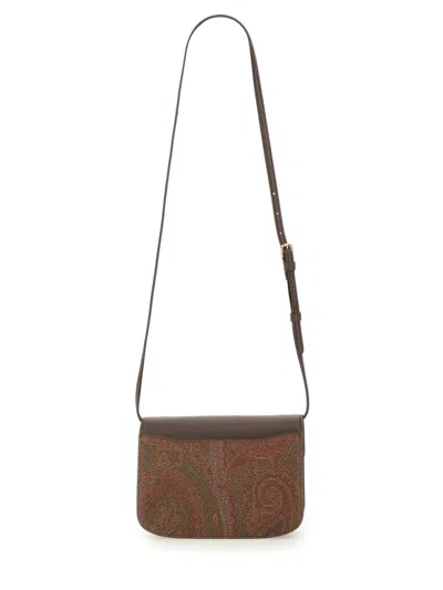Etro Essential Shoulder Bag In Brown