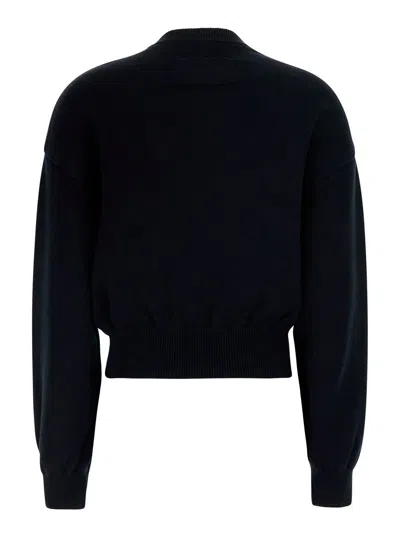 Givenchy Crystal Bow-embroidered Sweater In Black