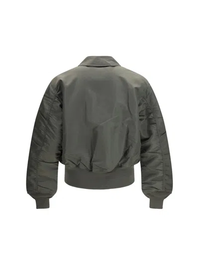 Gr10k Flight Nylon Bomber Jacket In Gray