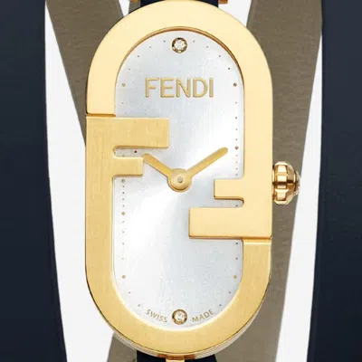 Fendi O'lock Vertical Clock Watch In Multi